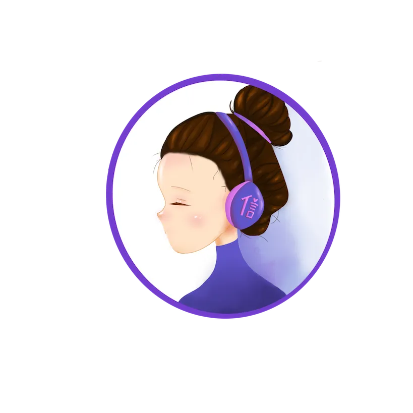 Hand drawn side image of Faith Kim